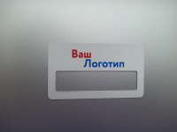 Металлический бейдж с окном